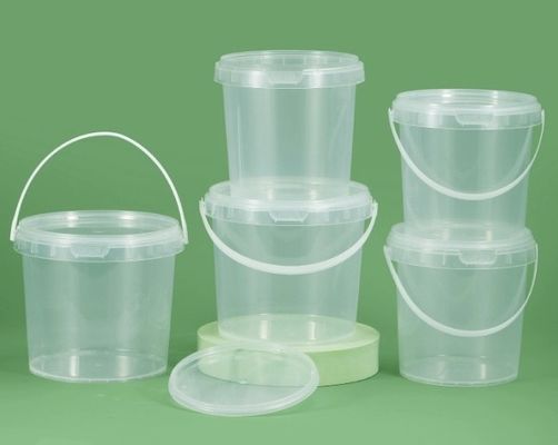 品質  BPA Free Plastic Food Bucket With Screw On Lid ISO9001 工場