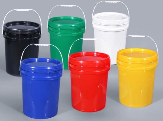 品質  Bpa Free 5 Gallon Plastic Buckets Height 14.5 Inches UV Resistant 工場