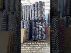 高化学性 積み立てられる 1~25リットルの蓋付きプラスチックバケツ