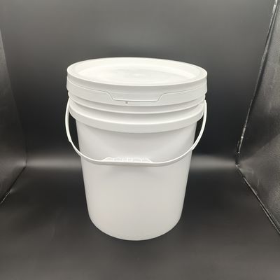 ODM OEM 白い収納バケツ 蓋付き 1L 2L 3L 5L 10L 18L 20L 25L