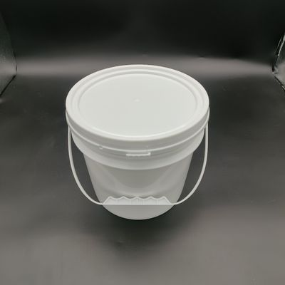 食品グレード 5 ガロン 蓋付き 白いプラスチックバケツ 積み重ね 可再生