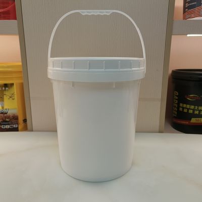 高スタイラビリティ 白色5ガロンバケツ 蓋がBPAフリー