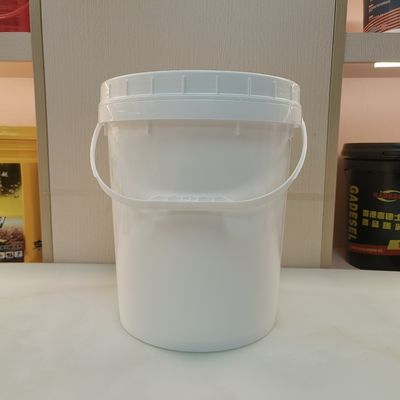 高スタイラビリティ 白色5ガロンバケツ 蓋がBPAフリー