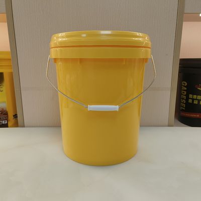 18L 4.8 ガロン 5 ガロン プラスチック ペイント 黄色い バケツ 高温耐性