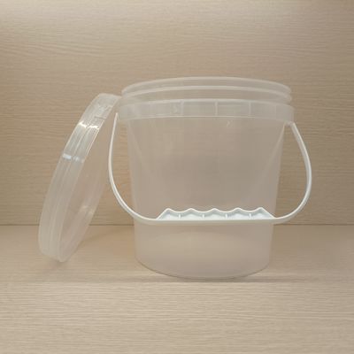 ポリエチレン ポリプロピレン 透明なプラスチック飲料バケツ 腐食耐性