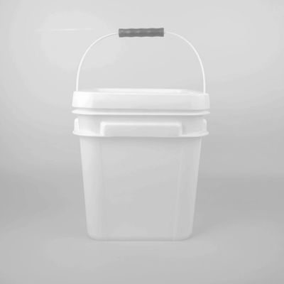 リサイクル可能 積み立てられる 10リットル方形のプラスチックバケツ 防水