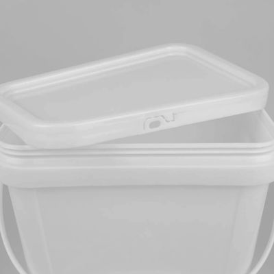 衝撃耐性 スクエア プラスチックバケツ 食品グレード 蓋をスナップ