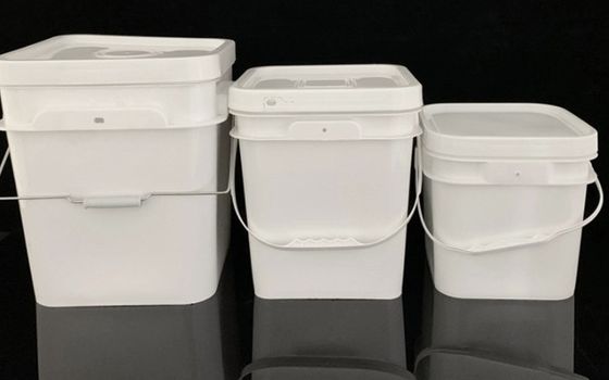 ポリライン バケツ 食品 貯蔵 バケツ スクウェア 熱伝送 スクリーン印刷
