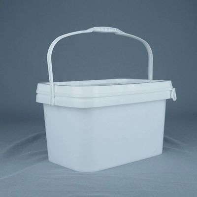 12'ポリバケツ 2ポンドの蓋付きの平方貯蔵バケツ