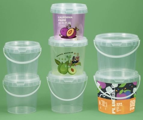 蓋とハンドル付きの積み重ねられるプラスチック製PP食品貯蔵バケツ