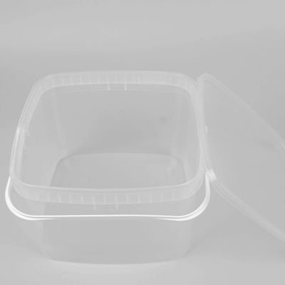 パーソナライズできる透明なプラスチックバケツ 透明な貯蔵バケツ OEM ODM