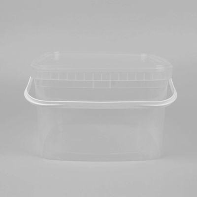 滑らかな表面 5 ガロン 透明なプラスチックバケツ IML装飾