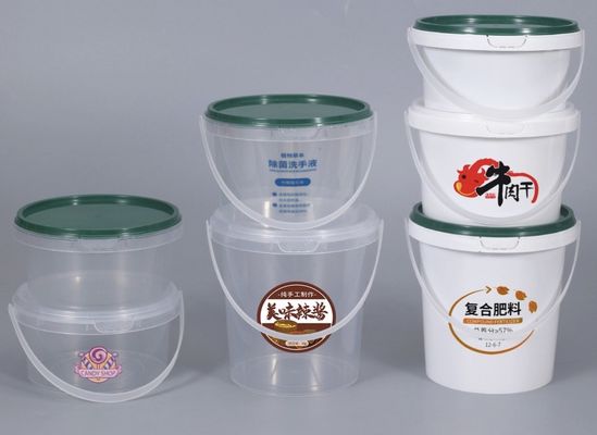 ISO9001 20l 透明プラスチックバケツ 熱移転用