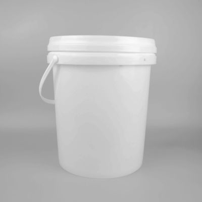 1L 2L 3L 4L 5L ホワイト食品用金属ハンドル輸送バケツ