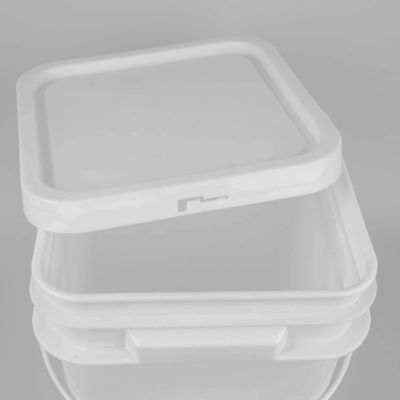 PP素材 白色 食品品種 バケツ 漏れ防止 蓋付き 防空 バケツ