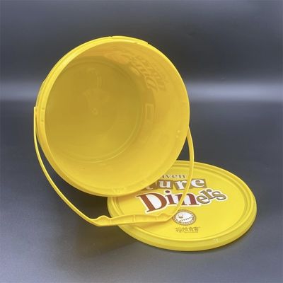 防水食品 安全な保管 1~25L 蓋をスナップした白い食品バケツ