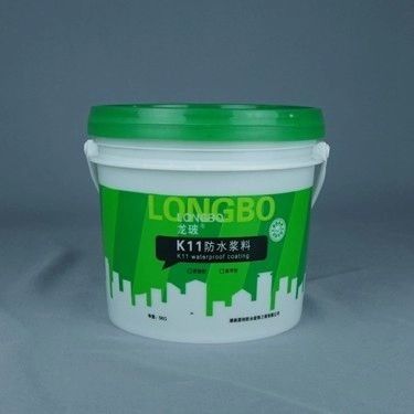 漏れ防止 再利用可能 大型丸い1ガロン 蓋付きプラスチック塗料バケツ