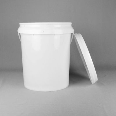 漏れ防止 再利用可能 大型丸い1ガロン 蓋付きプラスチック塗料バケツ