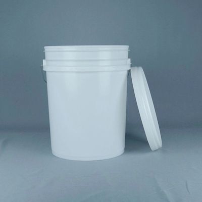 BPAフリー 白色5ガロン 化学粉末の蓋付きプラスチックバケツ