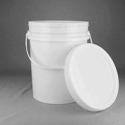 化学反応剤のために 2.5 ポンドの蓋付きの丸10リットルのバケツ