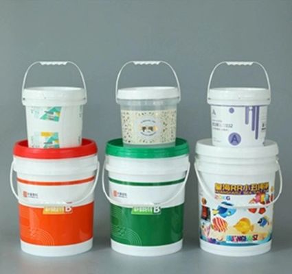 1-25L 容量 蓋付き 丸い プラスチック 肥料 桶