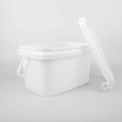 切り取れるトレイ付き,四角形のツール収納バケツ 1-25L