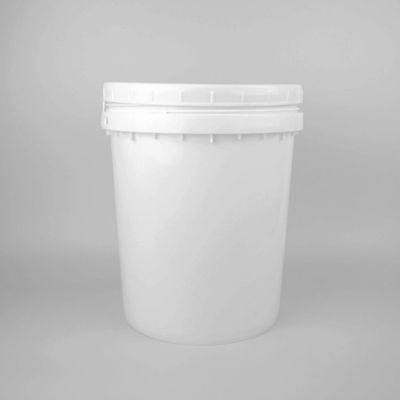 オーダーメイドロゴ 20L 丸いプラスチックバケツ 蓋が腐食耐性