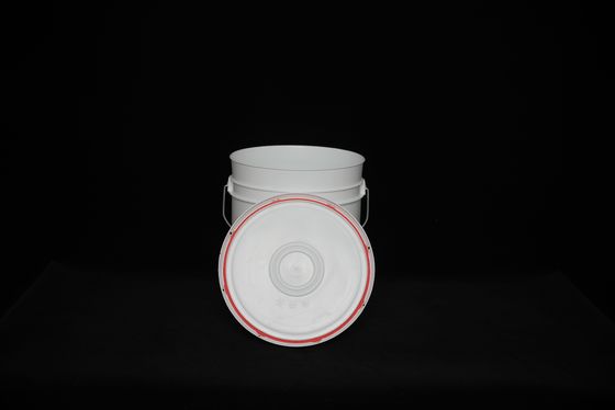 白色丸5ガロン プラスチックバケツ 紫外線耐性 蓋付き 工業用 農業用 食品用 医療用