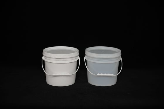 内外使用用のスナップオン蓋付きのカスタマイズされた透明プラスチックバケツ