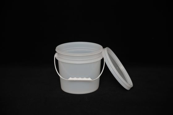 内外使用用のスナップオン蓋付きのカスタマイズされた透明プラスチックバケツ