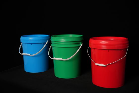 5 ガロン プラスチック 貯蔵 桶 柄 と 蓋 が ある
