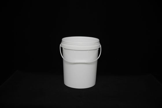 漏れ防止蓋付きの丸いプラスチック貯蔵バケツ