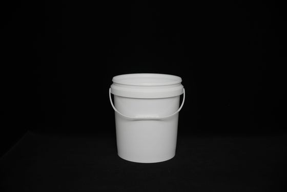 食品品種 白色 PP プラスチック バケツ 丸い方形 紫外線耐性 衝撃による安全な保管のために再利用可能